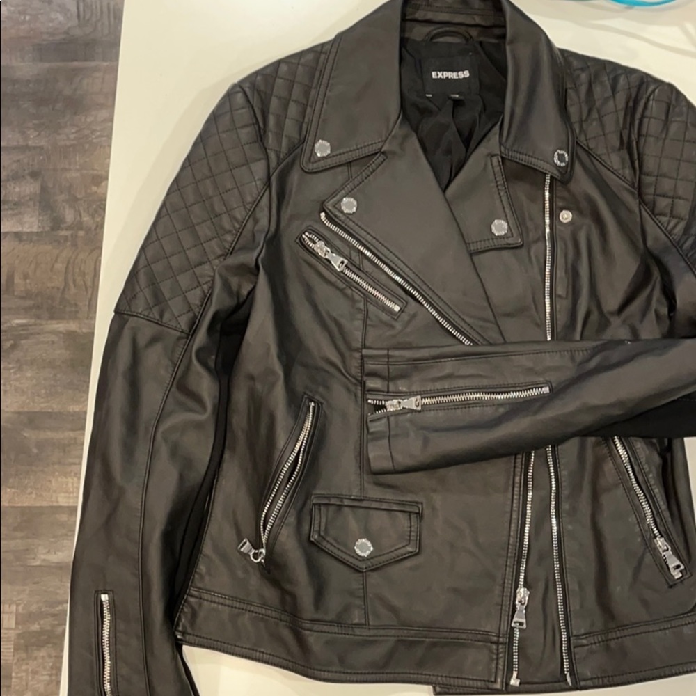 Express Moto leather jacket
